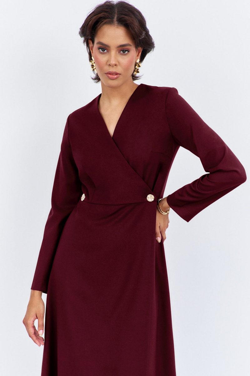 Платья FLAIM 2012.02 бордо-марсала