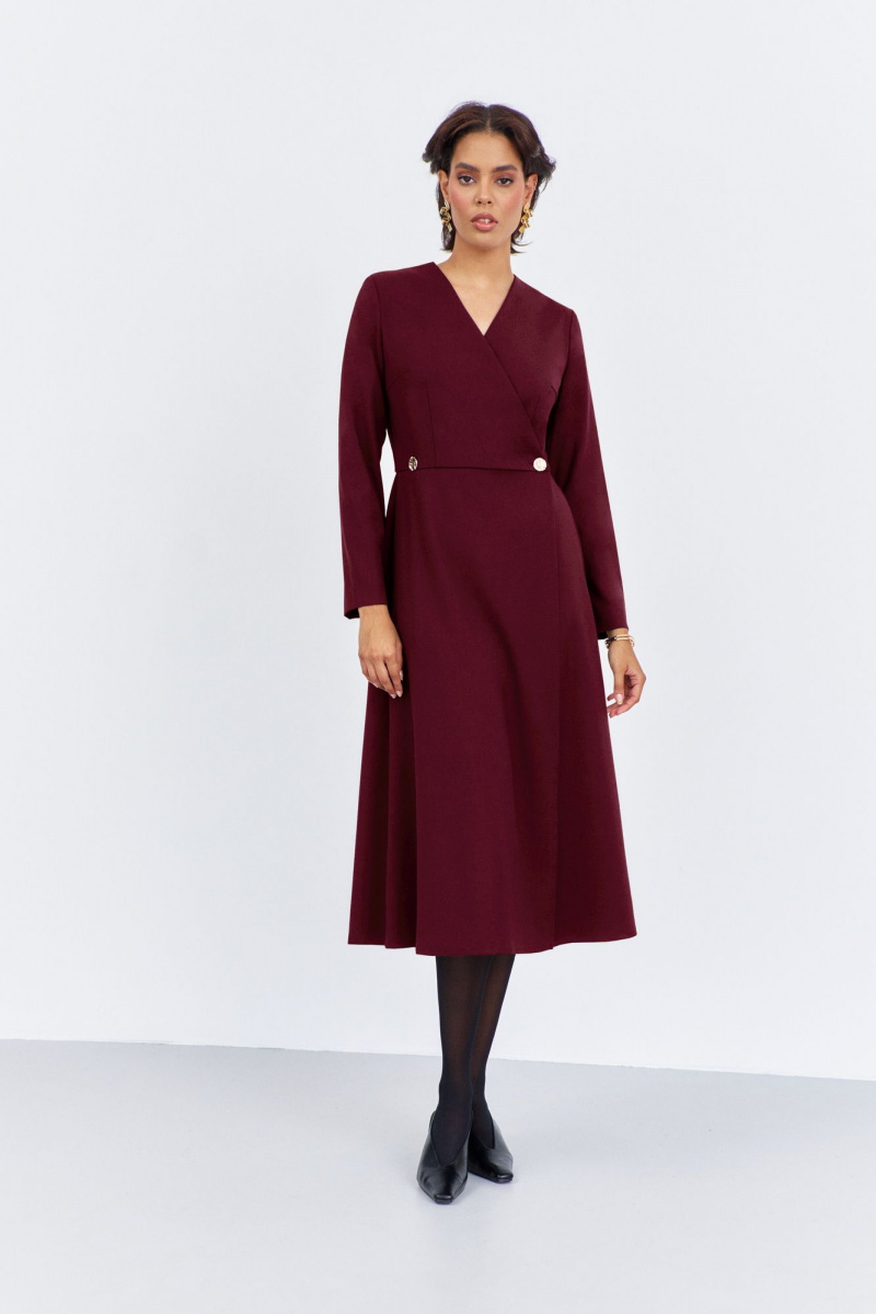 Платья FLAIM 2012.02 бордо-марсала