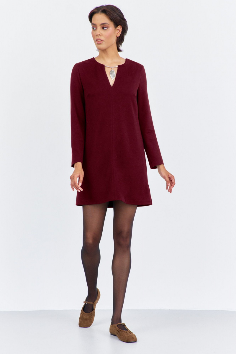 Платья FLAIM 2014.03 бордо-марсала