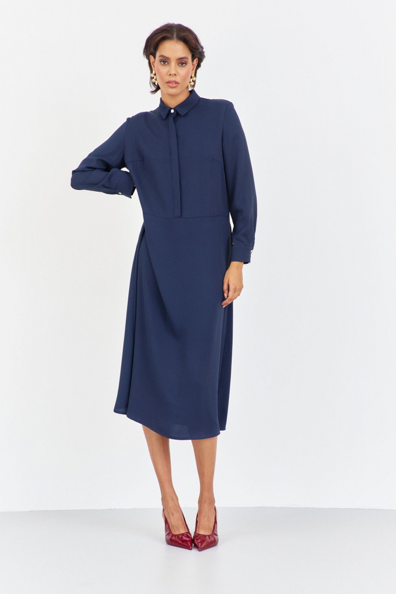 Платья FLAIM 2037 синий