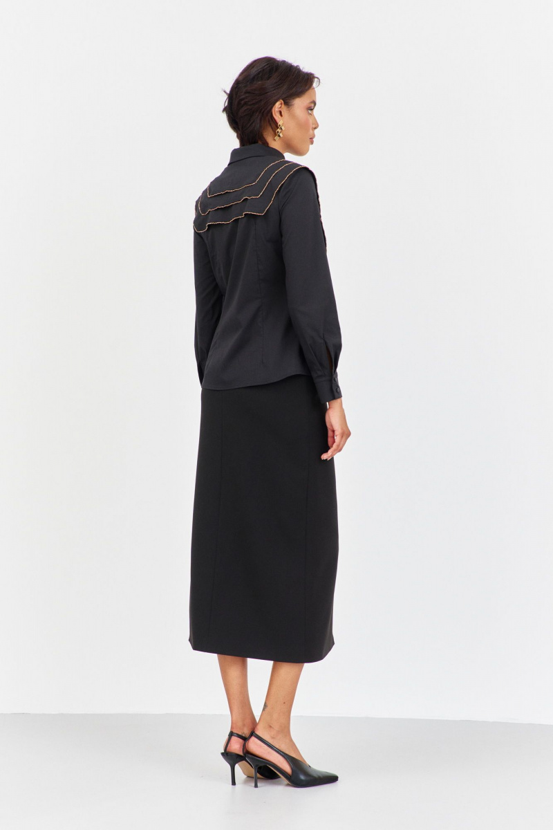 Блузы FLAIM 2048 черный