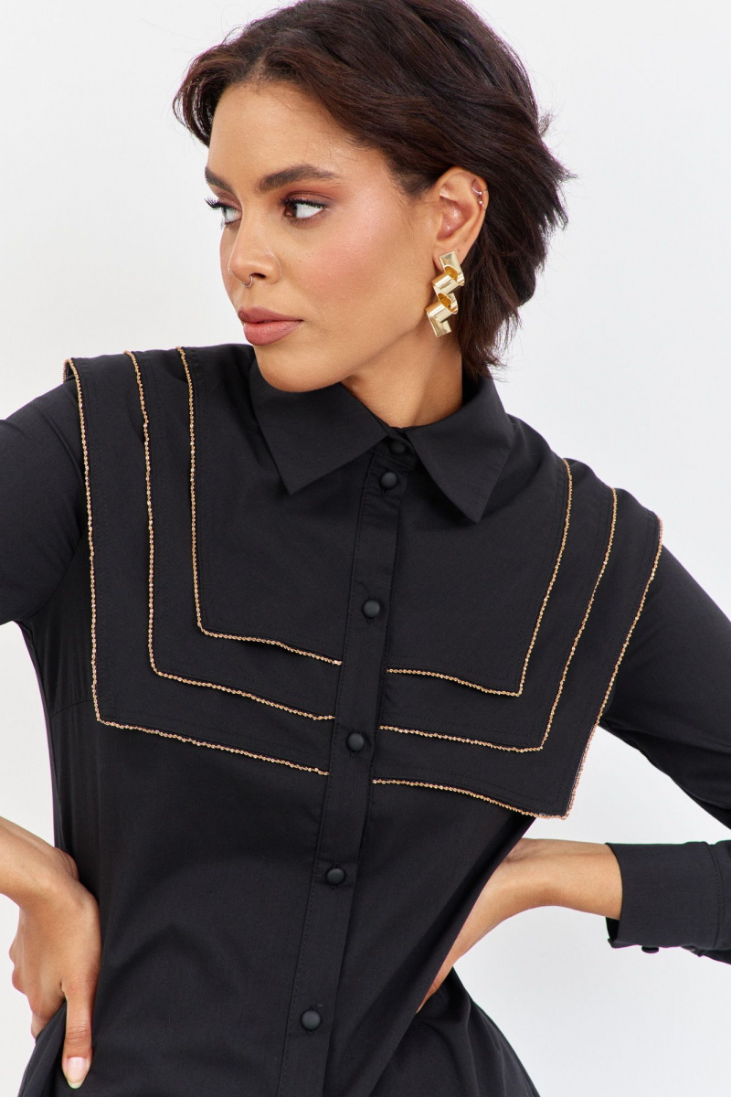 Блузы FLAIM 2048 черный