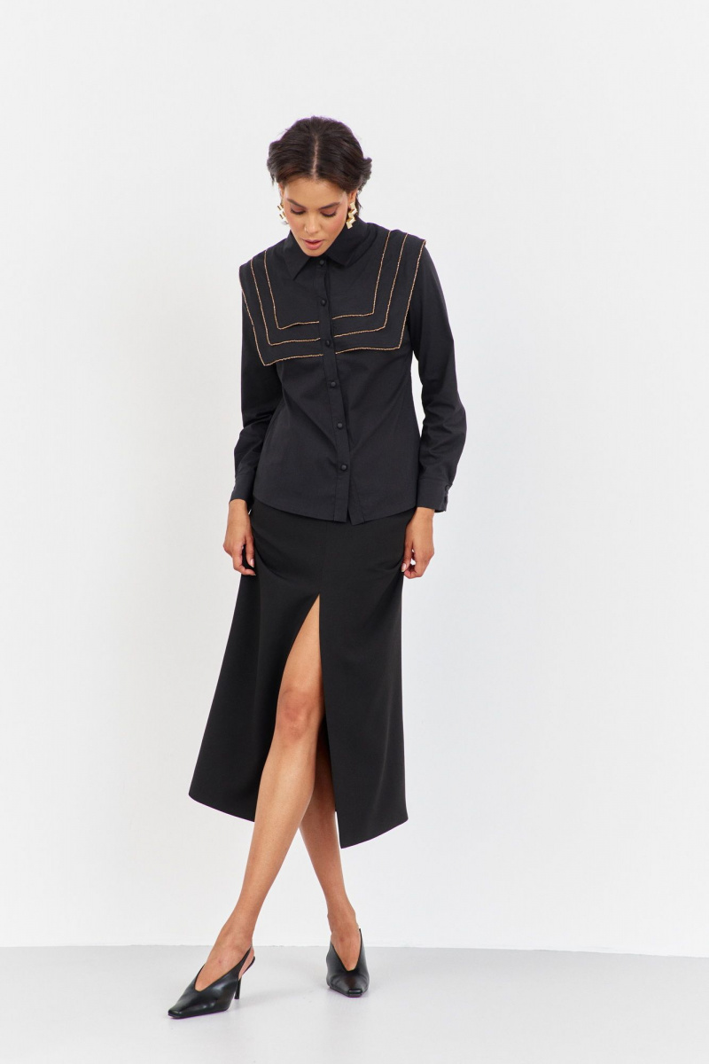 Блузы FLAIM 2048 черный