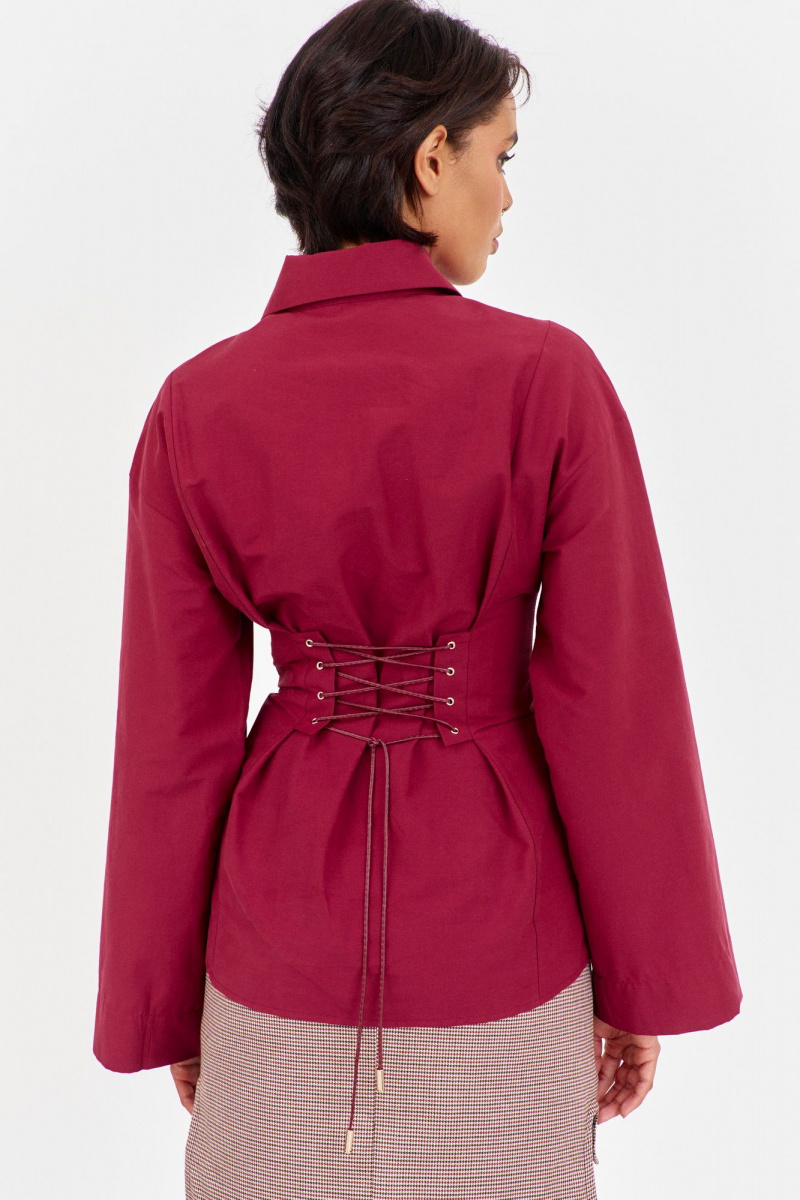 Блузы FLAIM 2056.01 бордо_марсала