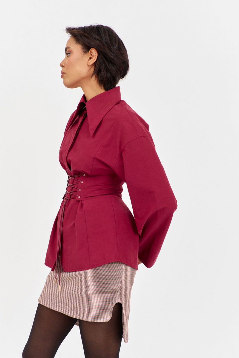 Блузы FLAIM 2056.01 бордо_марсала