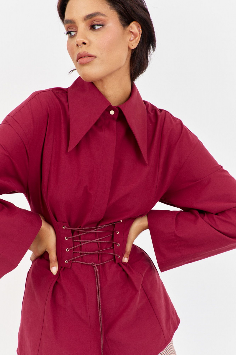 Блузы FLAIM 2056.01 бордо_марсала