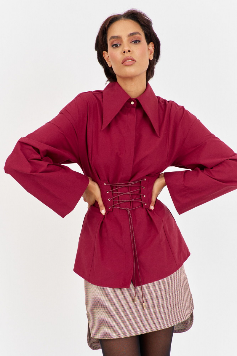 Блузы FLAIM 2056.01 бордо_марсала