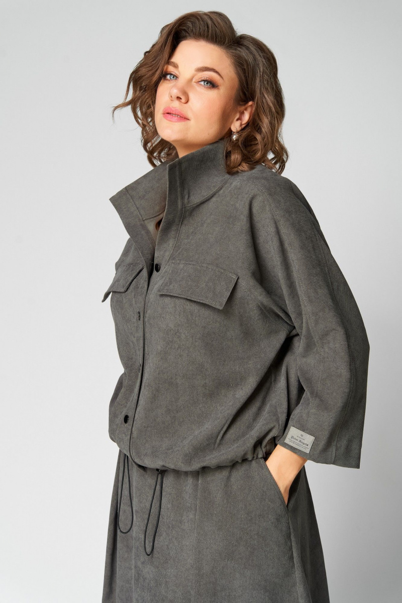 Юбочный костюм Мишель стиль 1330 хаки