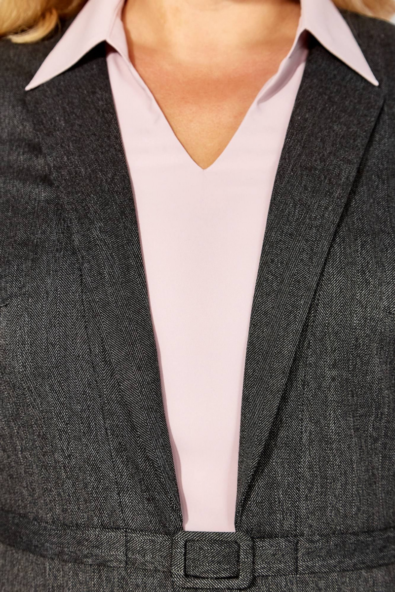 Платья Линия Л Б-2072 темно-серый