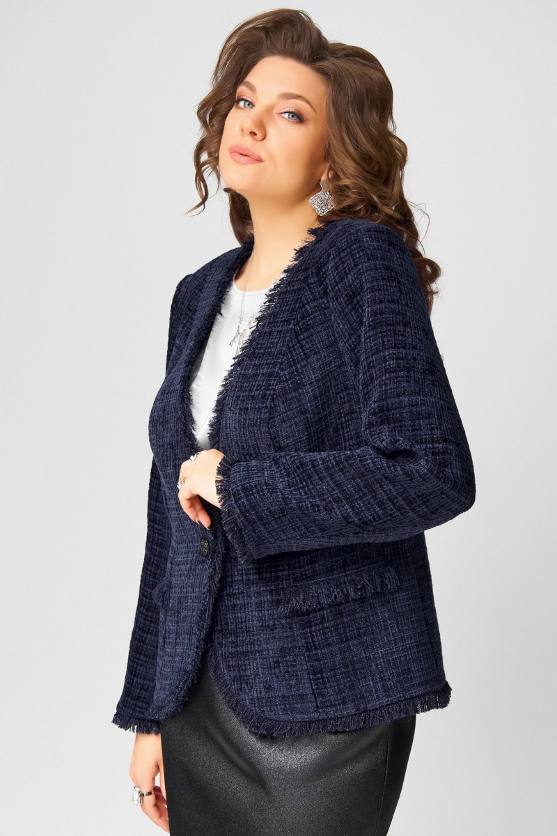 Юбочный костюм Fita 4053 черно-синий