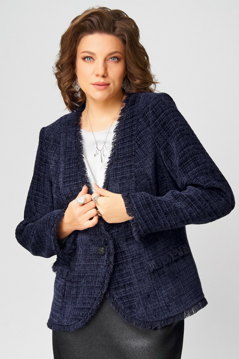 Юбочный костюм Fita 4053 черно-синий