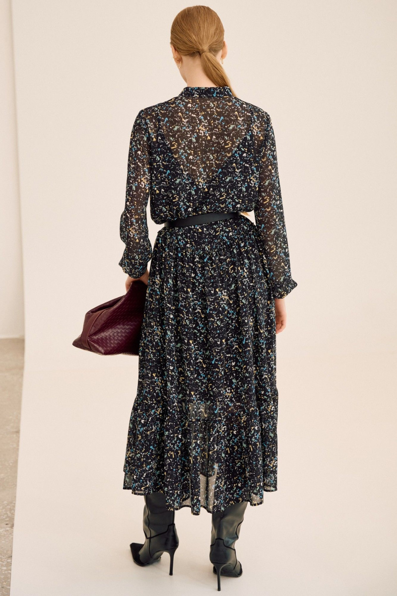 Платья Lokka 1682 черный/мультиколор