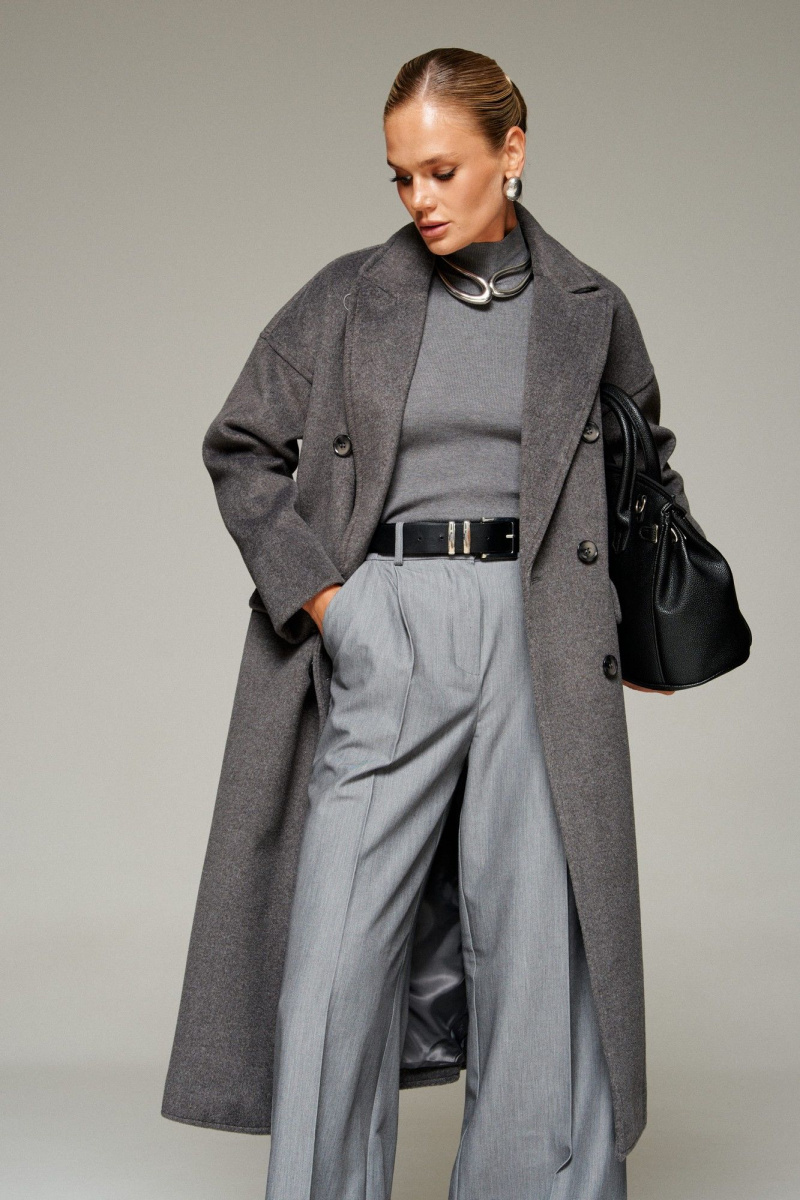 Женское пальто Beautiful&Free 7016 графит