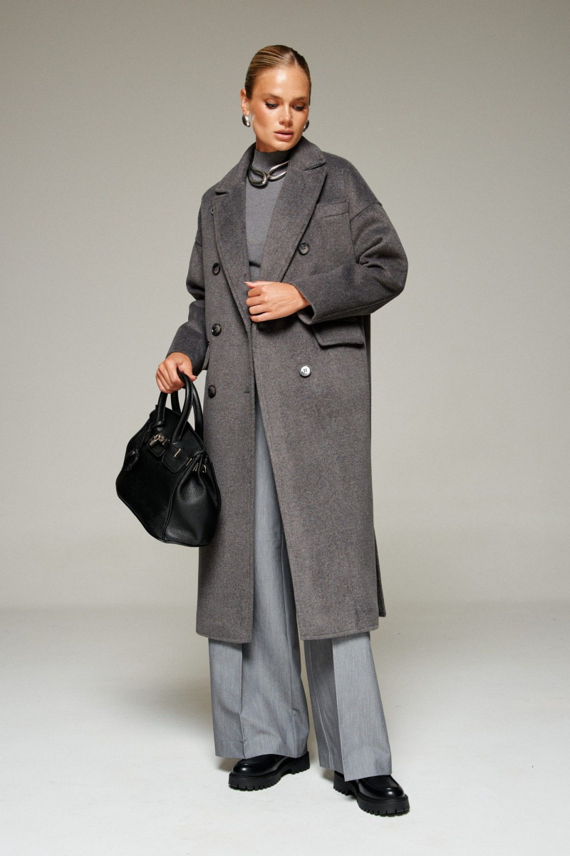 Женское пальто Beautiful&Free 7016 графит