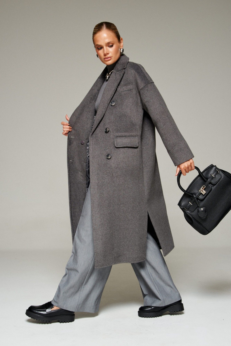 Женское пальто Beautiful&Free 7016 графит