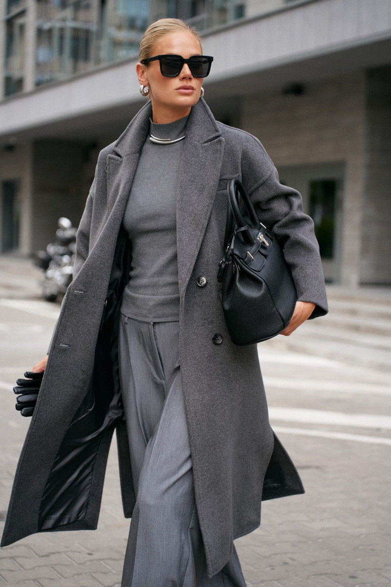 Женское пальто Beautiful&Free 7016 графит