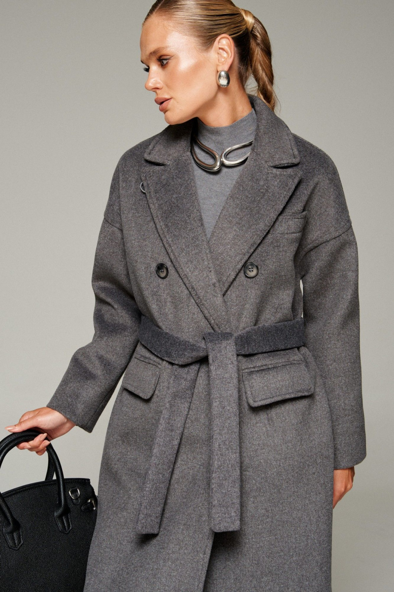 Женское пальто Beautiful&Free 7016 графит
