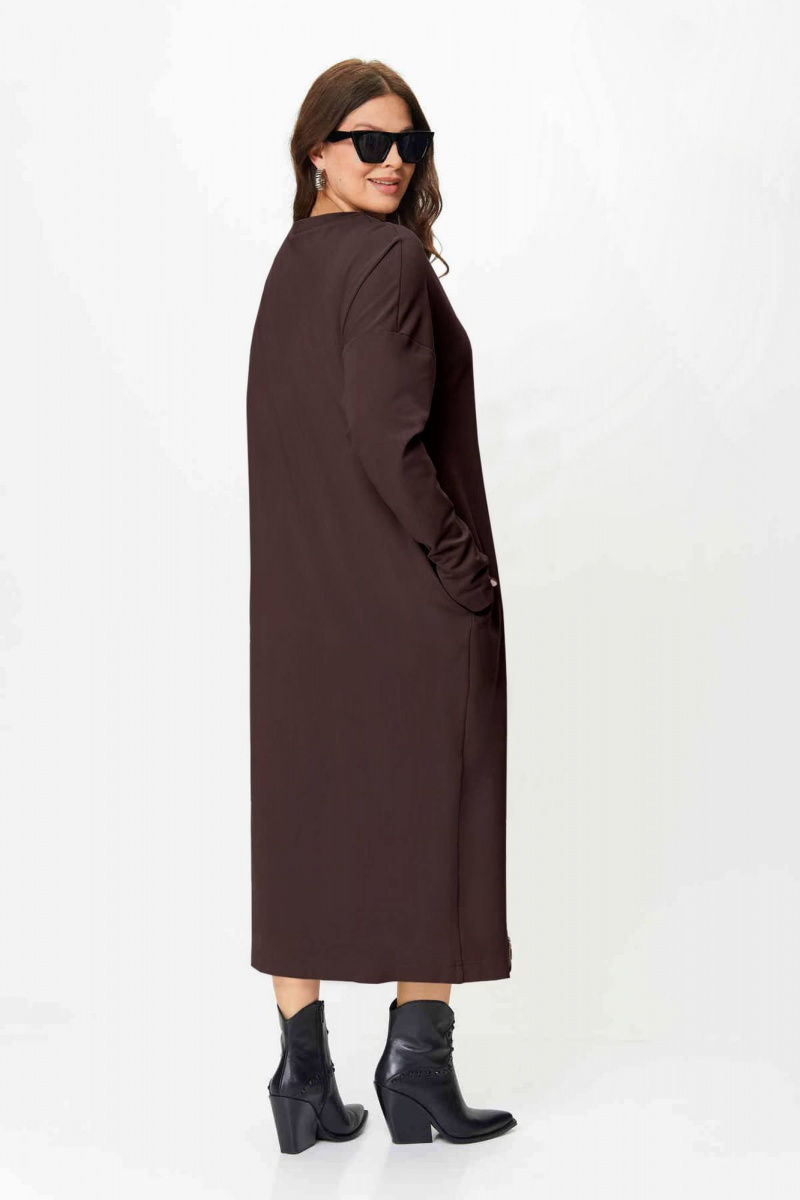 Платья SOVA 11255 коричневый