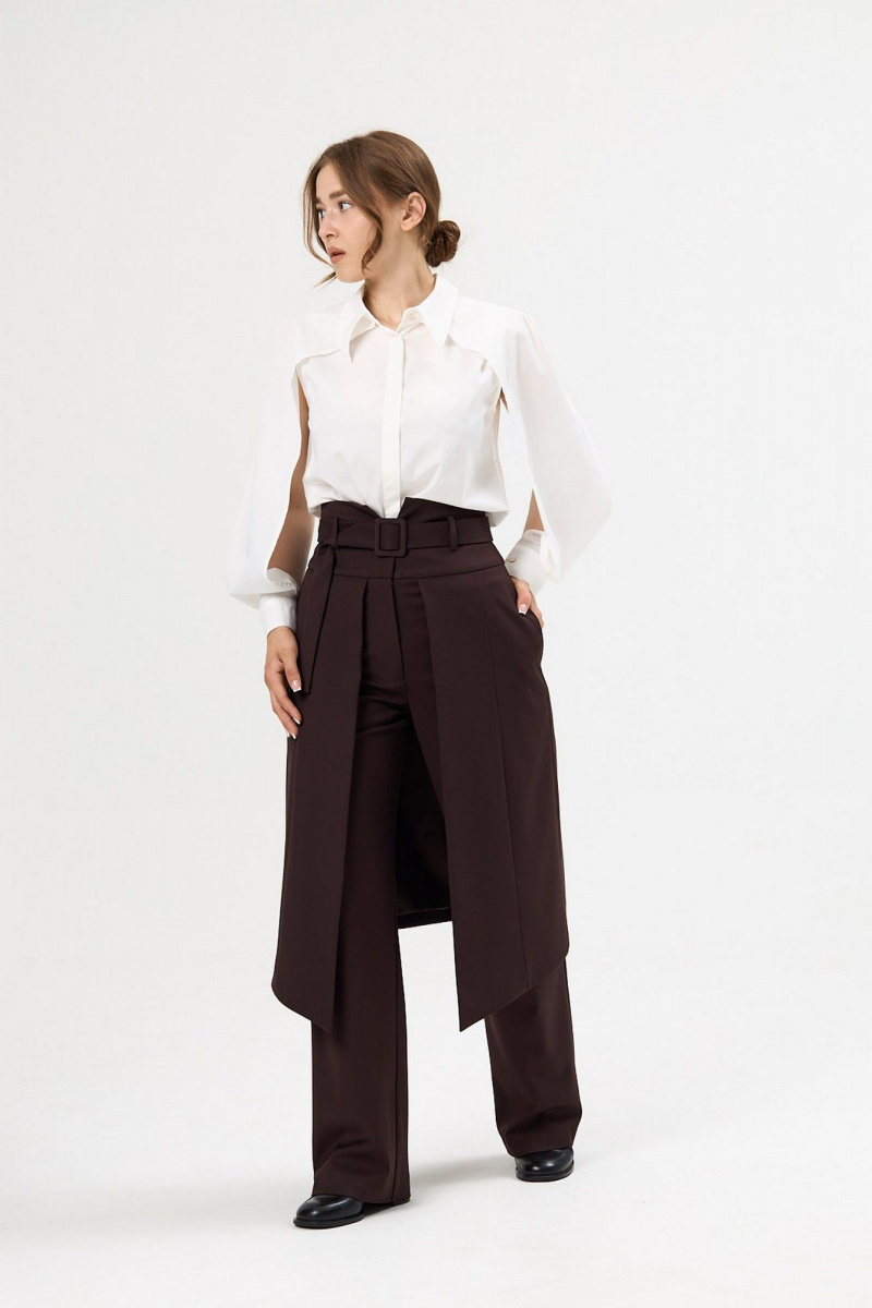 Блузы ALIN 2002 молочный