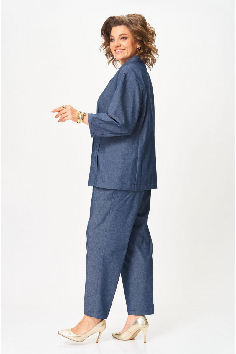 Брючный костюм VIA-Mod 659 син_джинс