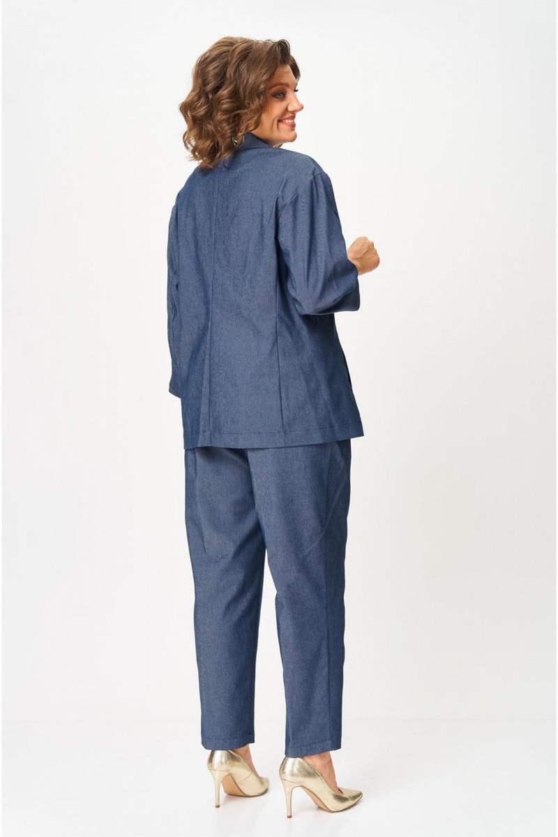 Брючный костюм VIA-Mod 659 син_джинс