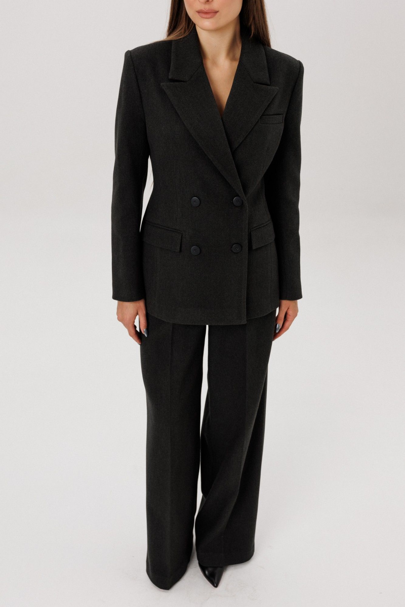 Жакеты DNM 041 драп_серо-черный