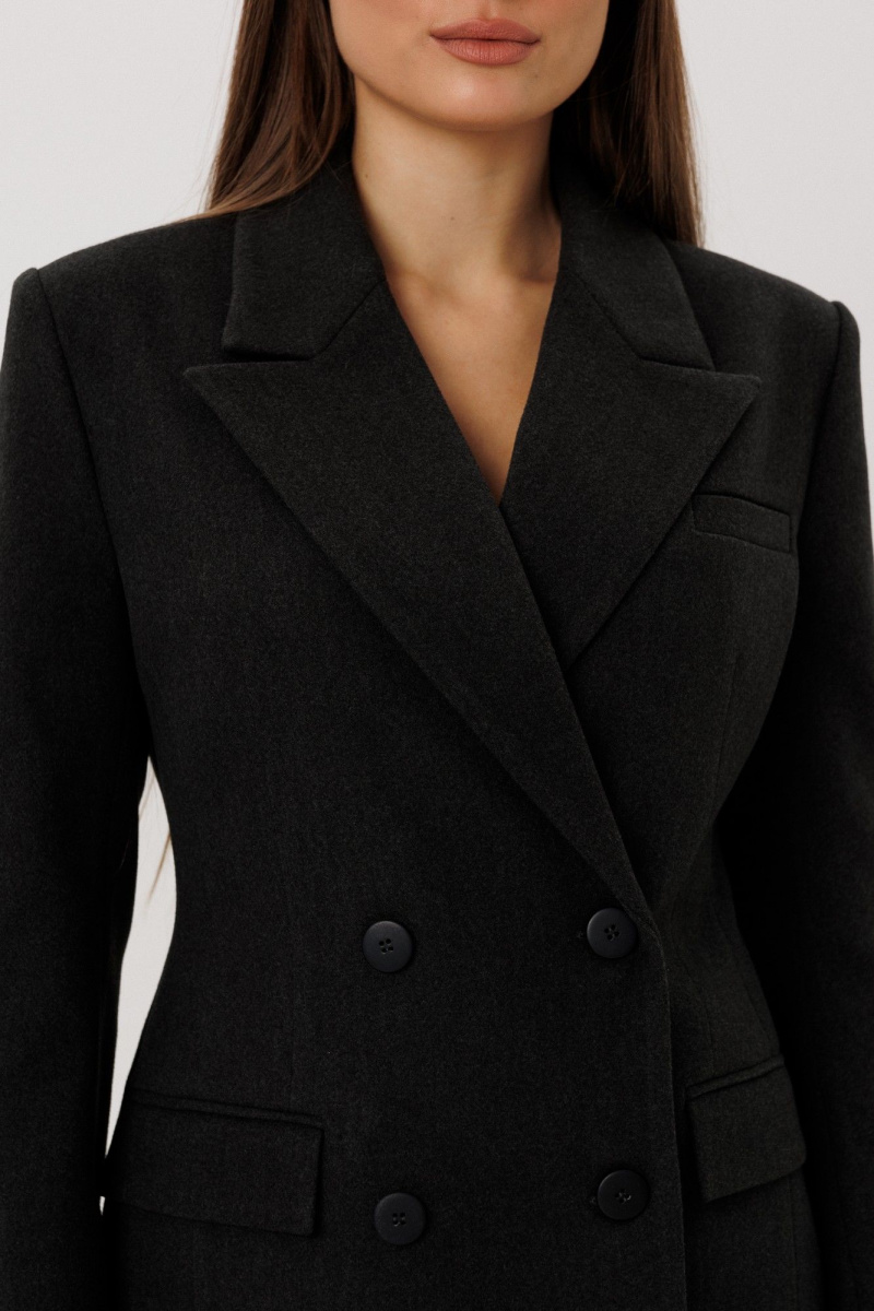 Жакеты DNM 041 драп_серо-черный