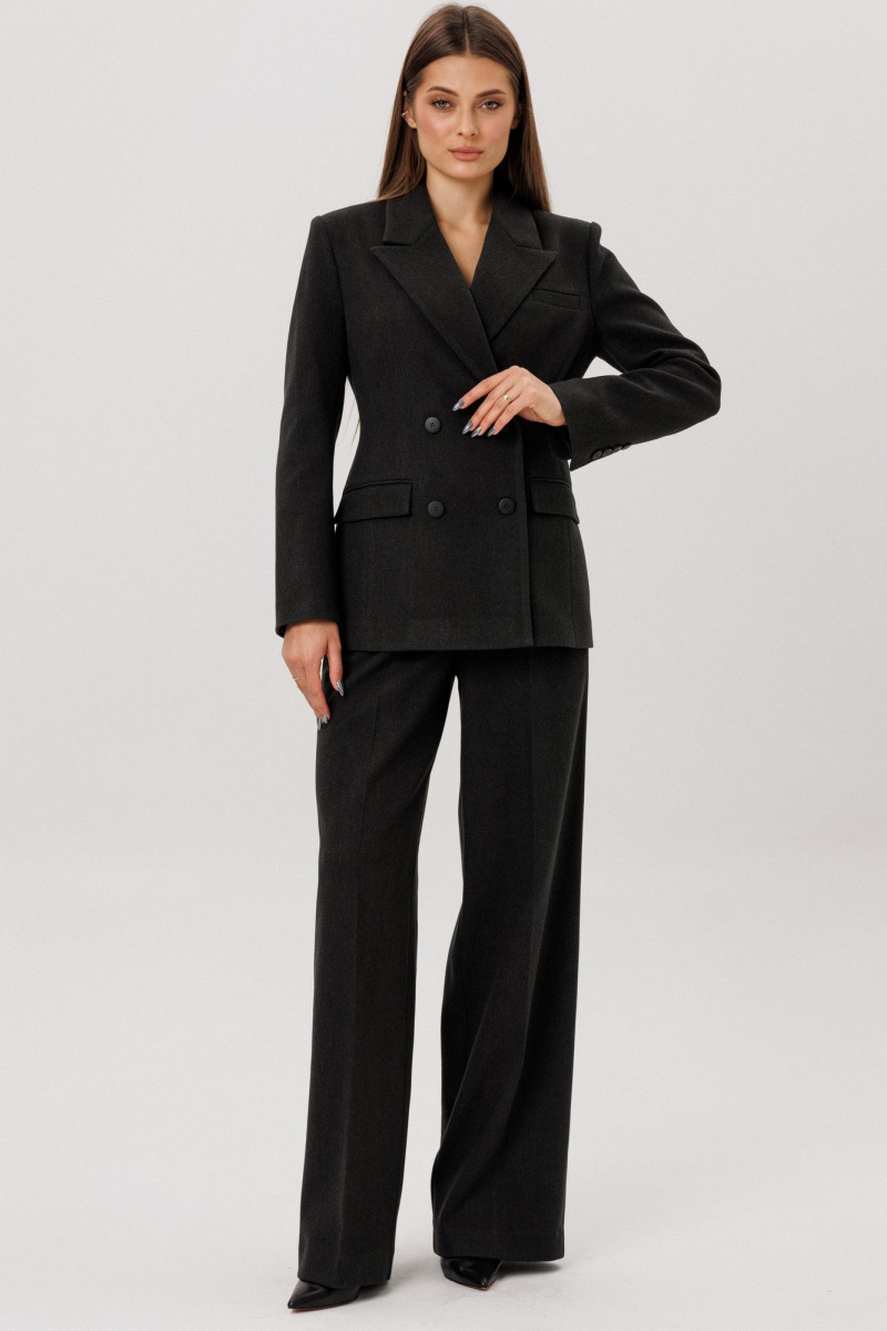 Жакеты DNM 041 драп_серо-черный