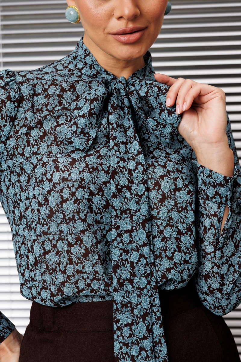 Юбочный костюм Мода Юрс 25-2808 коричневый