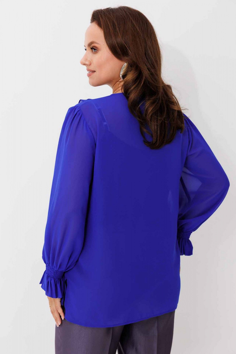 Блузы Mislana 1192 синий