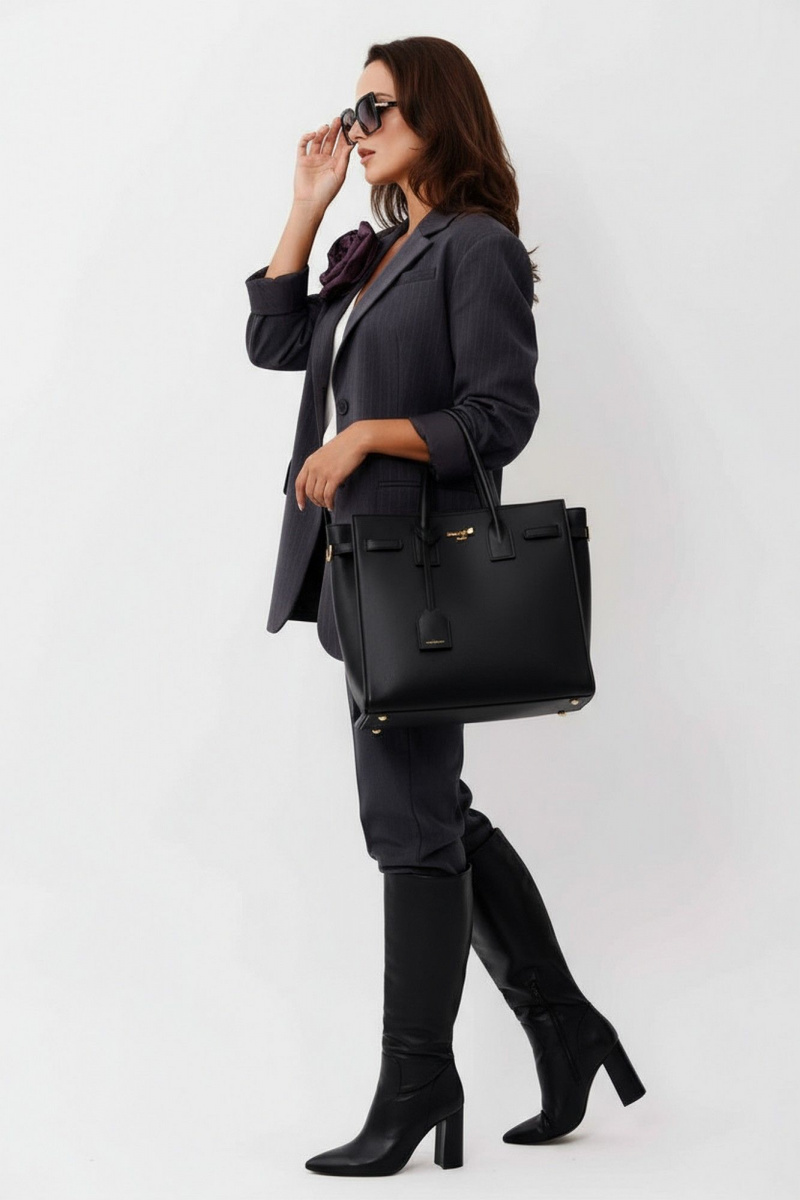 Брючный костюм Mislana 1249 полоска_розовая