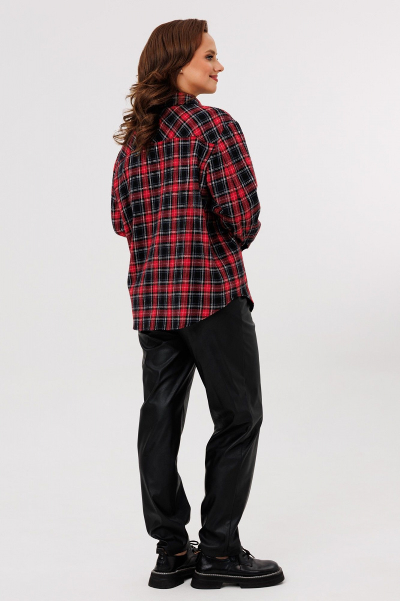 Брючный комплект Mubliz 282 красный-черный