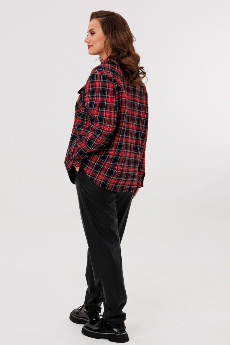 Брючный комплект Mubliz 282 красный-черный