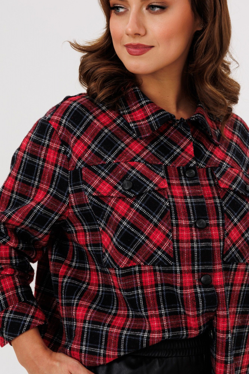 Брючный комплект Mubliz 282 красный-черный