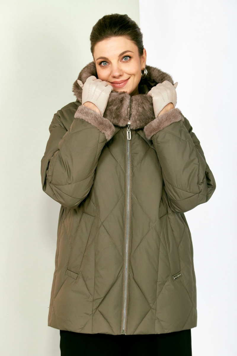 Женская куртка Shetti 2202 олива