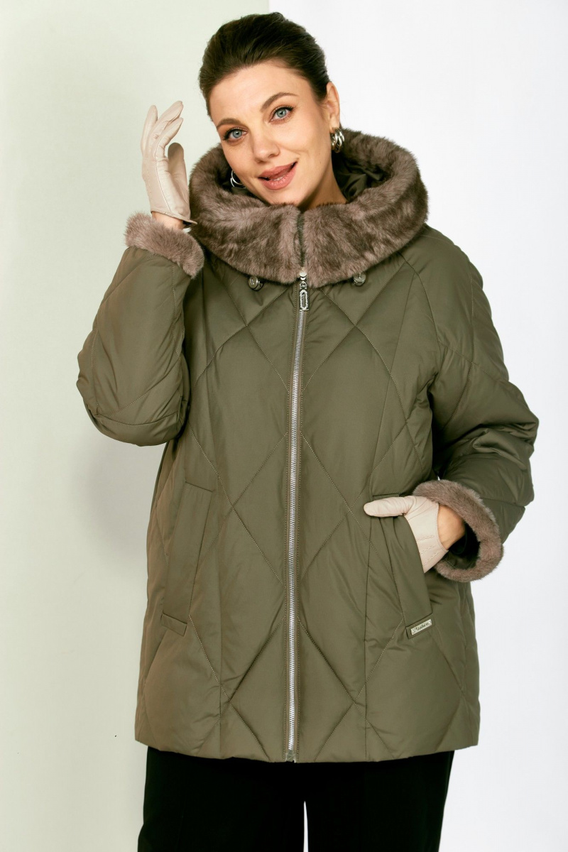 Женская куртка Shetti 2202 олива