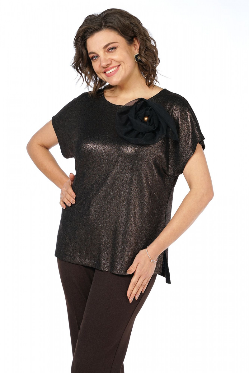 Брючный комплект Alani Collection 2469 коричневый