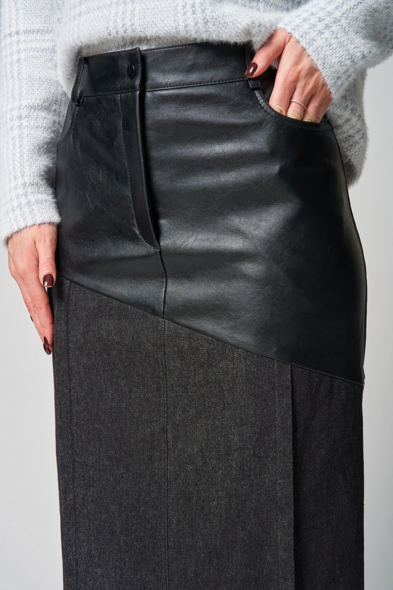 Юбки Laikony L-273-2 черный