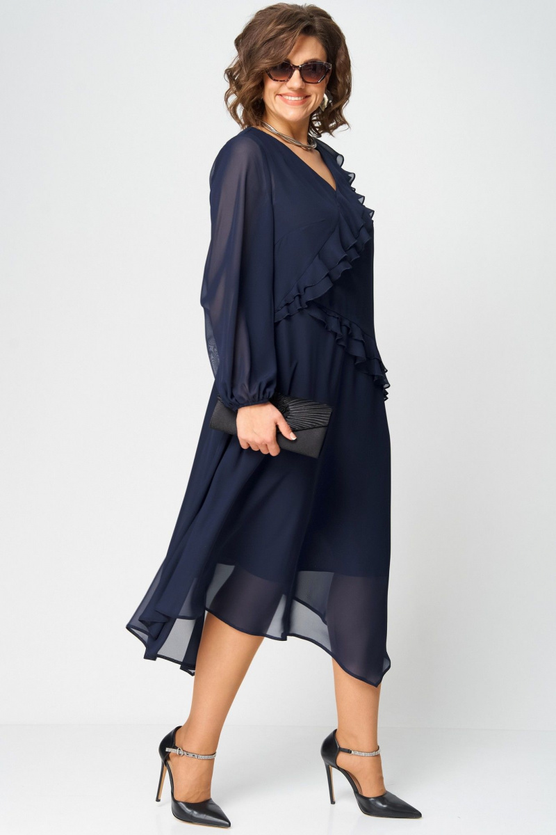 Платья EVA GRANT 7122В темно-синий