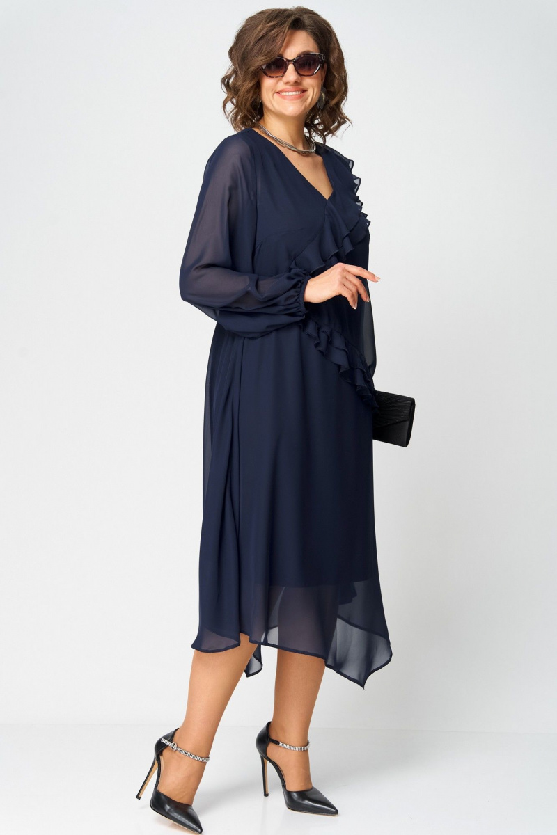 Платья EVA GRANT 7122В темно-синий