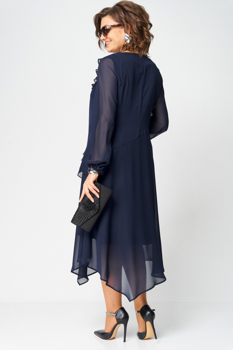 Платья EVA GRANT 7122В темно-синий
