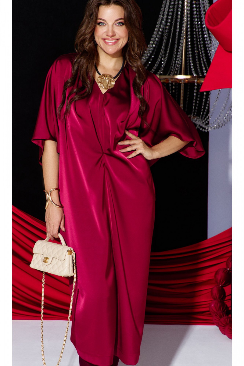 Платья Vittoria Queen 26373 вишневый