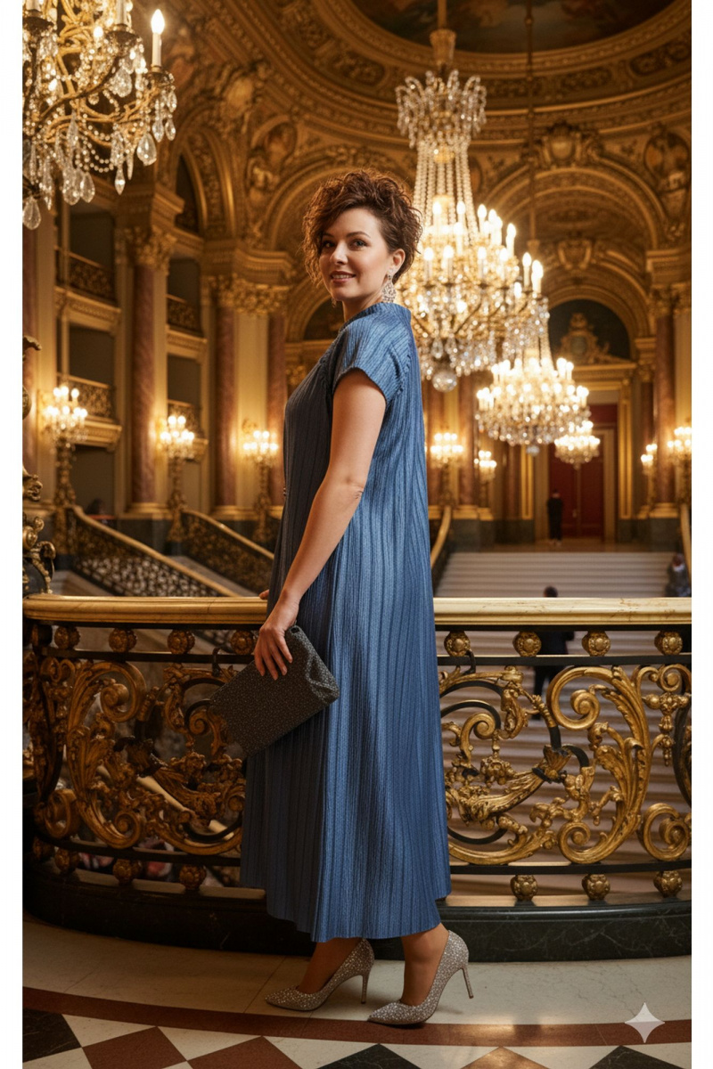 Платья Vittoria Queen 28513 синий