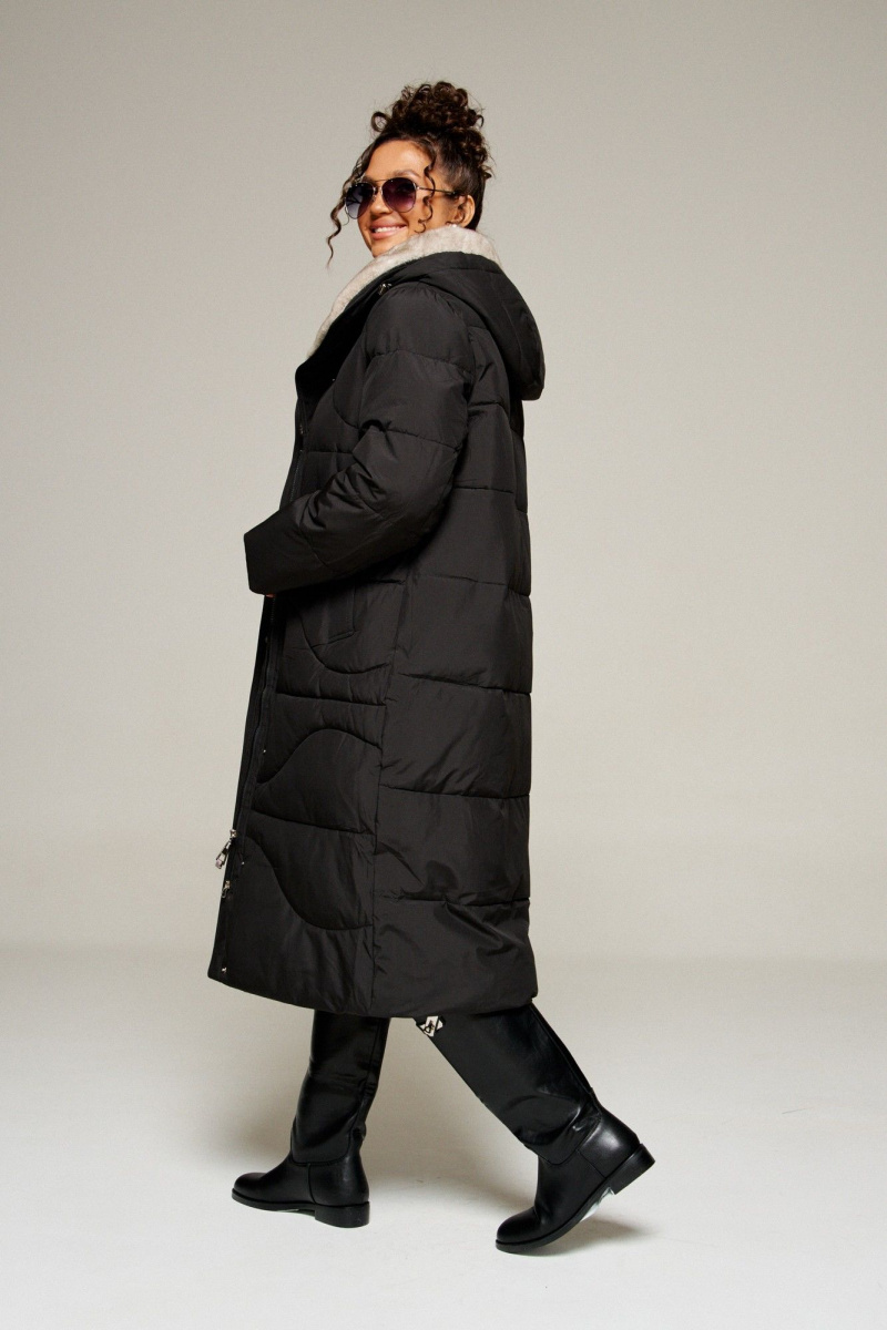 Женское пальто Beautiful&Free 8012 черный