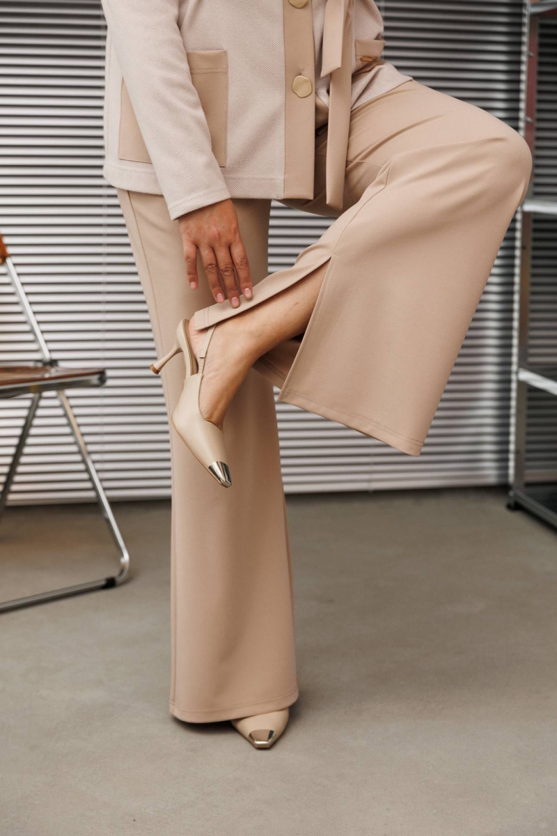 Брючный костюм Anastasia 1290 капучино