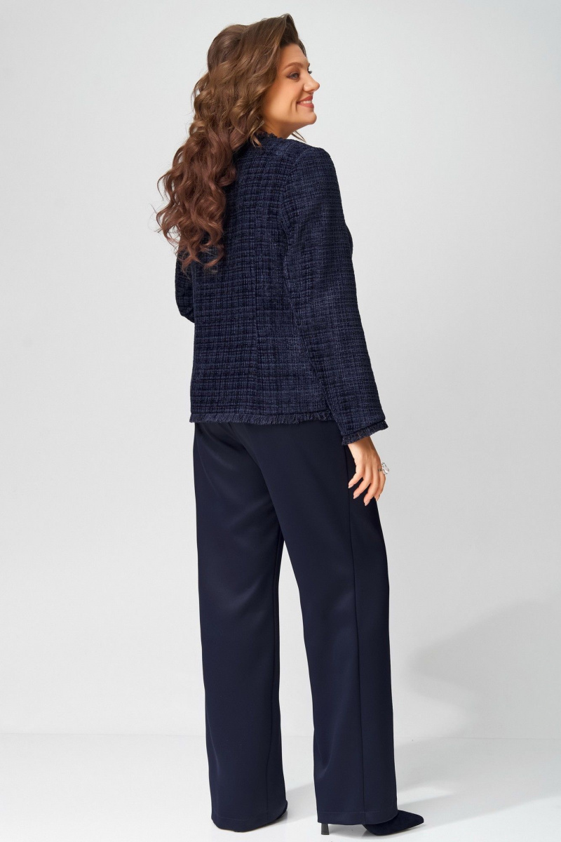 Брючный костюм Fita 4054 темно-синий