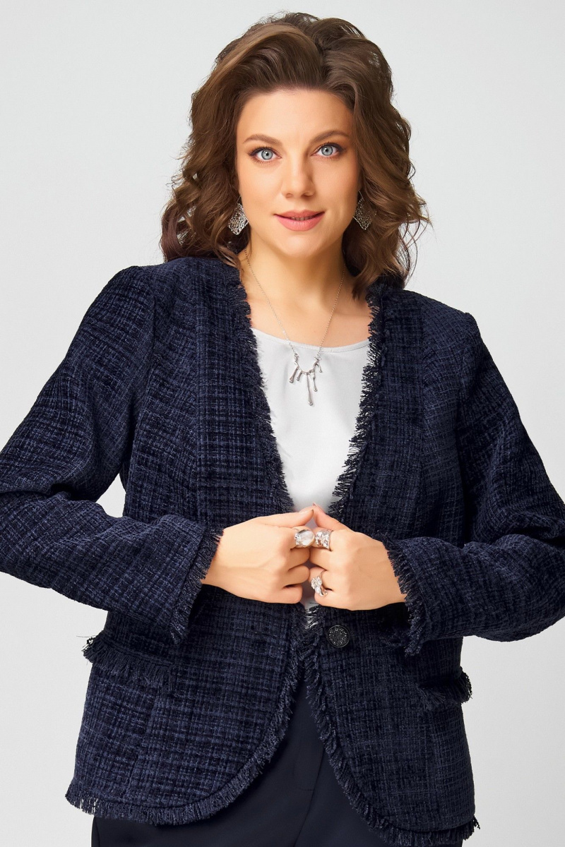 Брючный костюм Fita 4054 темно-синий