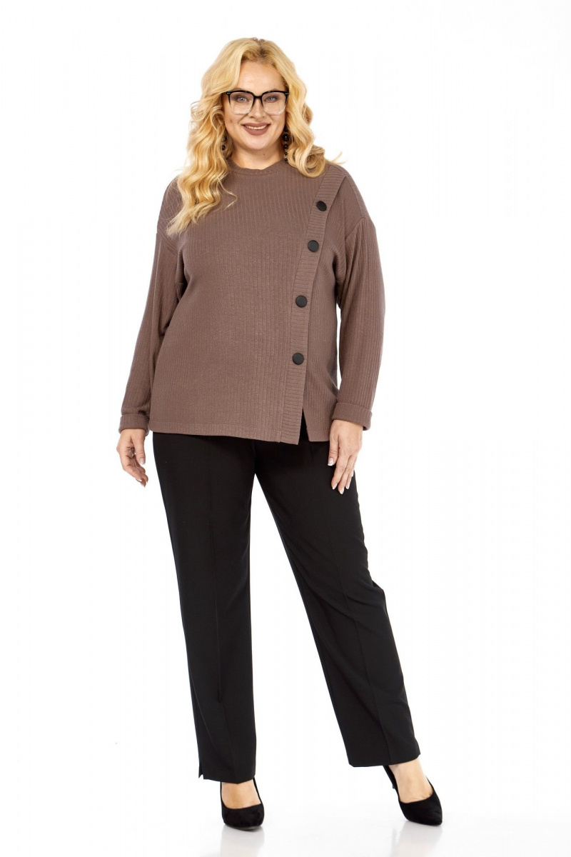 Джемперы Элль-стиль 2428 кофе