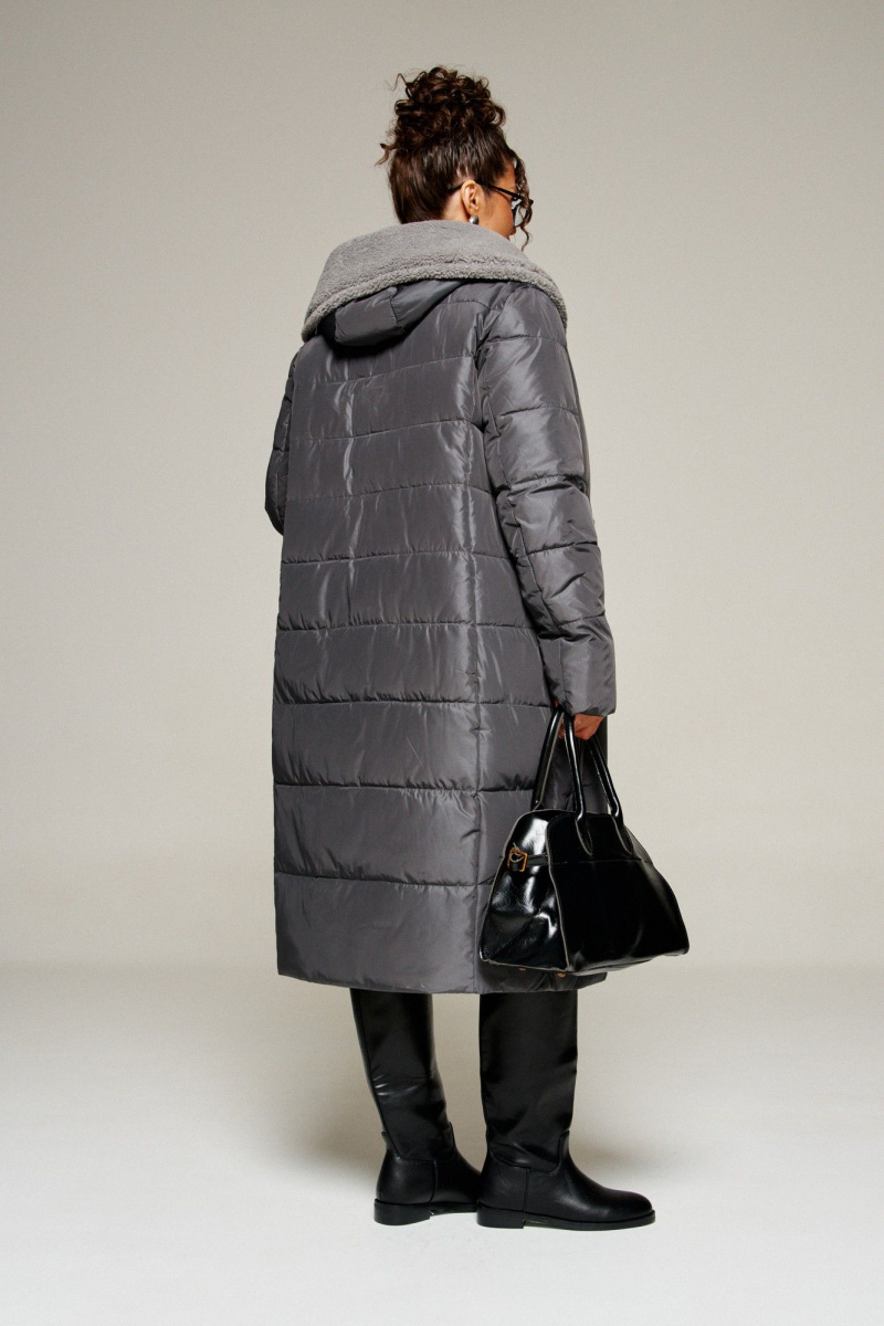 Женское пальто Beautiful&Free 8017 графит