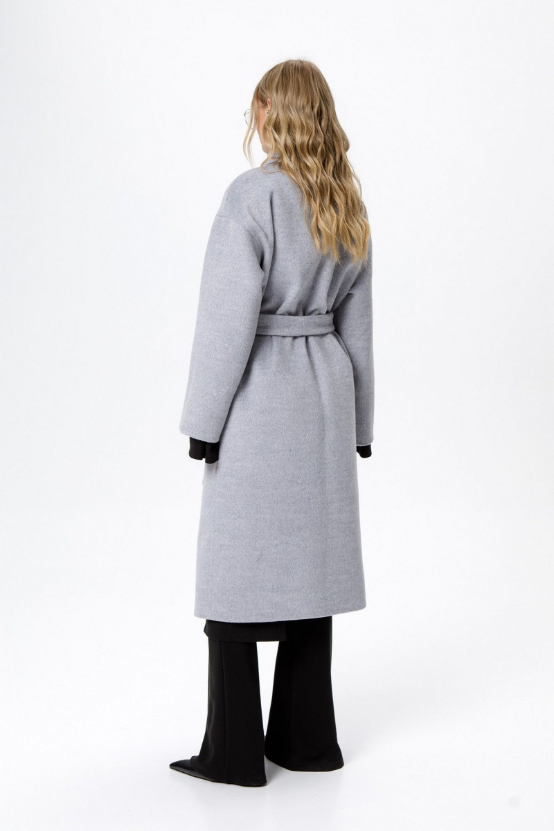 Женское пальто PiRS 6305 серый